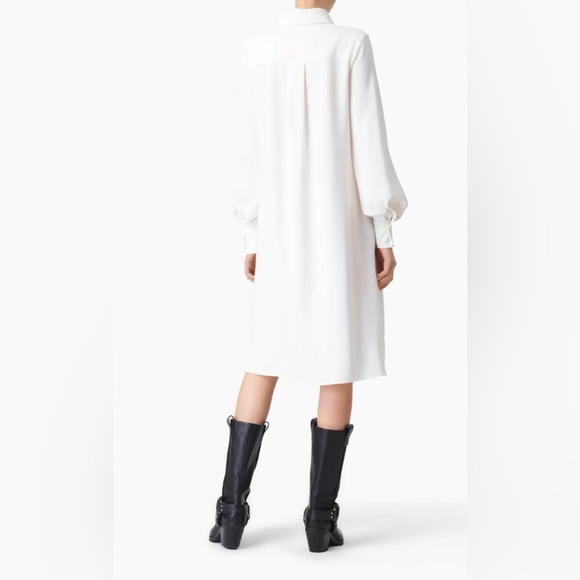 See By Chloe Dress Solid Ivory /white Women’s Size 40 - Picture 4 of 13